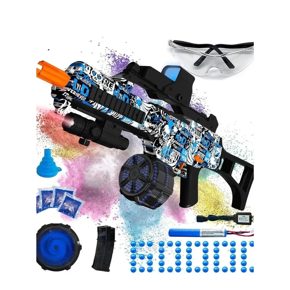 Electric Gel Ball Blaster, High Speed Automatic Splatter Ball Blaster NWT